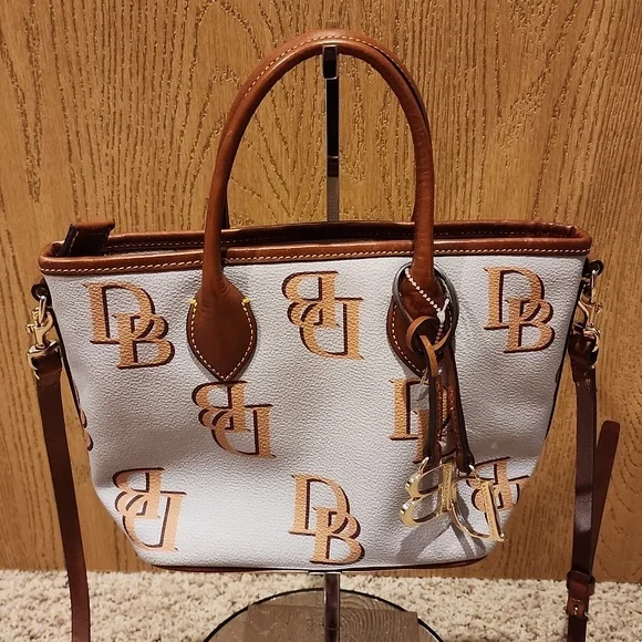 EUC Dooney and Bourke Monogram Small Handle Tote - Picture 3 of 7